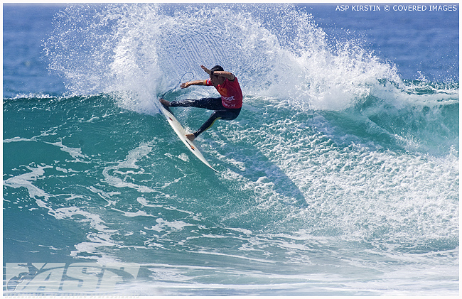 Jeremy Flore Boost Mobile Pro Day 5 Finalist. Surf Pic Credit ASP Tostee